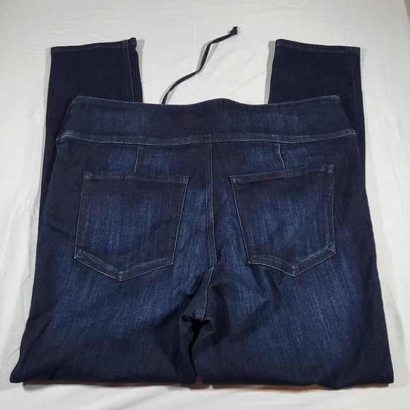 Express Denim Legging High Rise Women 18R Tie Front Side Zip Ankle Zip Jeans - Picture 2 of 11